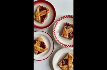 Linzer Sesame Bars