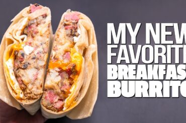MY NEW FAVORITE BREAKFAST BURRITO...WOW! | SAM THE COOKING GUY