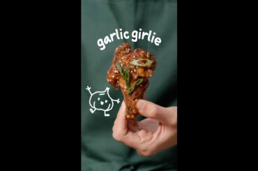 50 Garlic Clove Honey Fried Chicken Wings