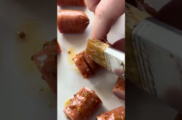 3-Ingredient Hasselback Sausage Bites