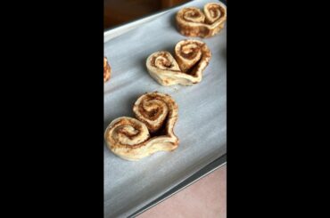 Heart-Shaped Cinnamon Rolls