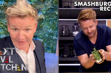 Gordon Ramsay Challenges Richard Blais to Make a Next Level Smash Burger | Next Level Kitchen