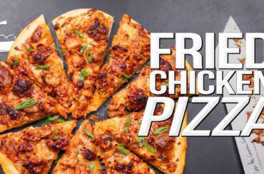 THE BEST FRIED CHICKEN PIZZA THAT'S ABOUT TO SERIOUSLY CHANGE YOUR LIFE! | SAM THE COOKING GUY