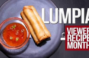 MAKING A VIEWER REQUESTED TRADITIONAL FILIPINO LUMPIA RECIPE...OMG! | SAM THE COOKING GUY