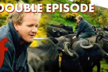 Gordon Ramsay Rides a Bull 🦬 | DOUBLE EPISODE | The F Word