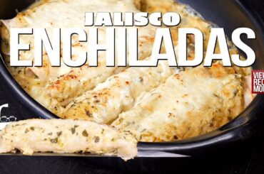 CHEESY, MELTY & SPICY JALISCO ENCHILADAS (VIEWER SUBMISSION) | SAM THE COOKING GUY