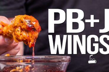 PEANUT BUTTER AND JELLY CHICKEN WINGS...(OMG!) | SAM THE COOKING GUY