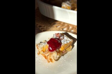 Monte Cristo Breakfast Bake
