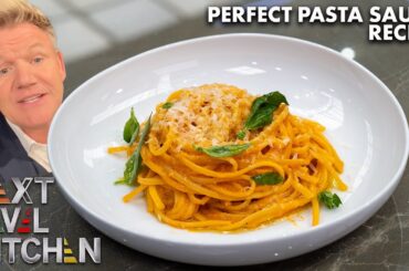 Gordon Ramsay Challenges a Next Level Chef Judge to Make Pasta Sauce...Quick!
