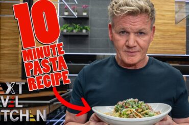 Gordon Ramsay Makes a Pasta Dish with Household Ingredients in Just 10 Minutes