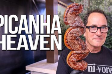 COOKING THE BEST WAGYU PICANHA LIKE A PROPER BRAZILIAN STEAKHOUSE...OMG! | SAM THE COOKING GUY