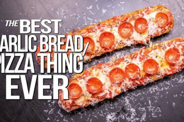 THE BEST GARLIC BREAD / PIZZA THING EVER! | SAM THE COOKING GUY