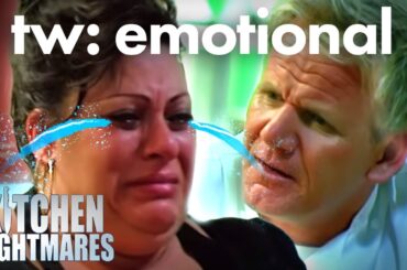 gordon making people cry (ಥ﹏ಥ) | Kitchen Nightmares | Gordon Ramsay