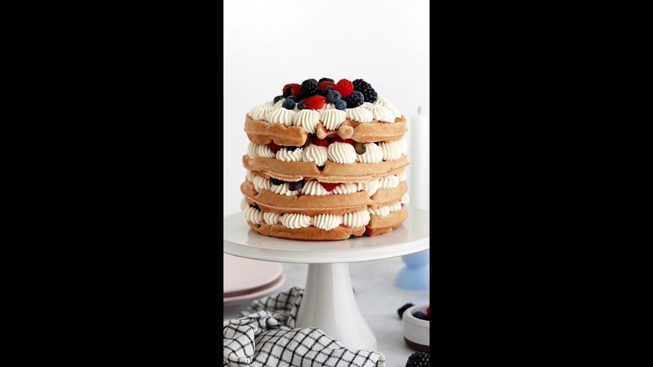 Belgian Waffle Layer Cake Belgian Waffle Layer Cake