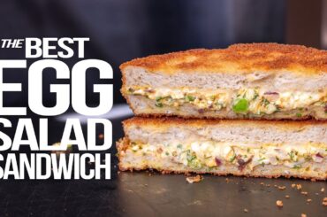 CRISPY EGG SALAD BECOMES THE BEST EGG SALAD SANDWICH I'VE EVER MADE! | SAM THE COOKING GUY