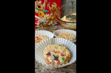 Polvoron with Fruity Pebbles