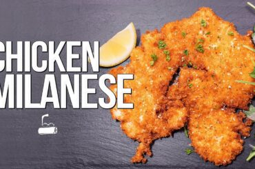 MY NEW FAVORITE DINNER...CHICKEN MILANESE! | SAM THE COOKING GUY