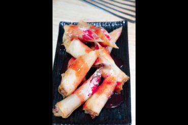 Strawberry Cheesecake Eggrolls