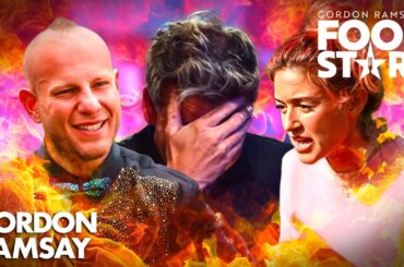 The Most DRAMATIC & EMBARRASSING Moments | Food Stars | Gordon Ramsay