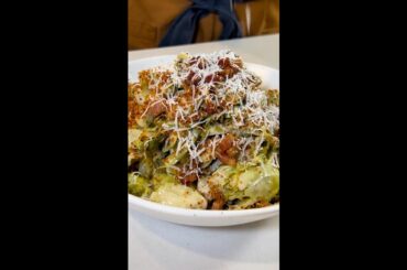 Roasted Brussels Sprouts Caesar Salad
