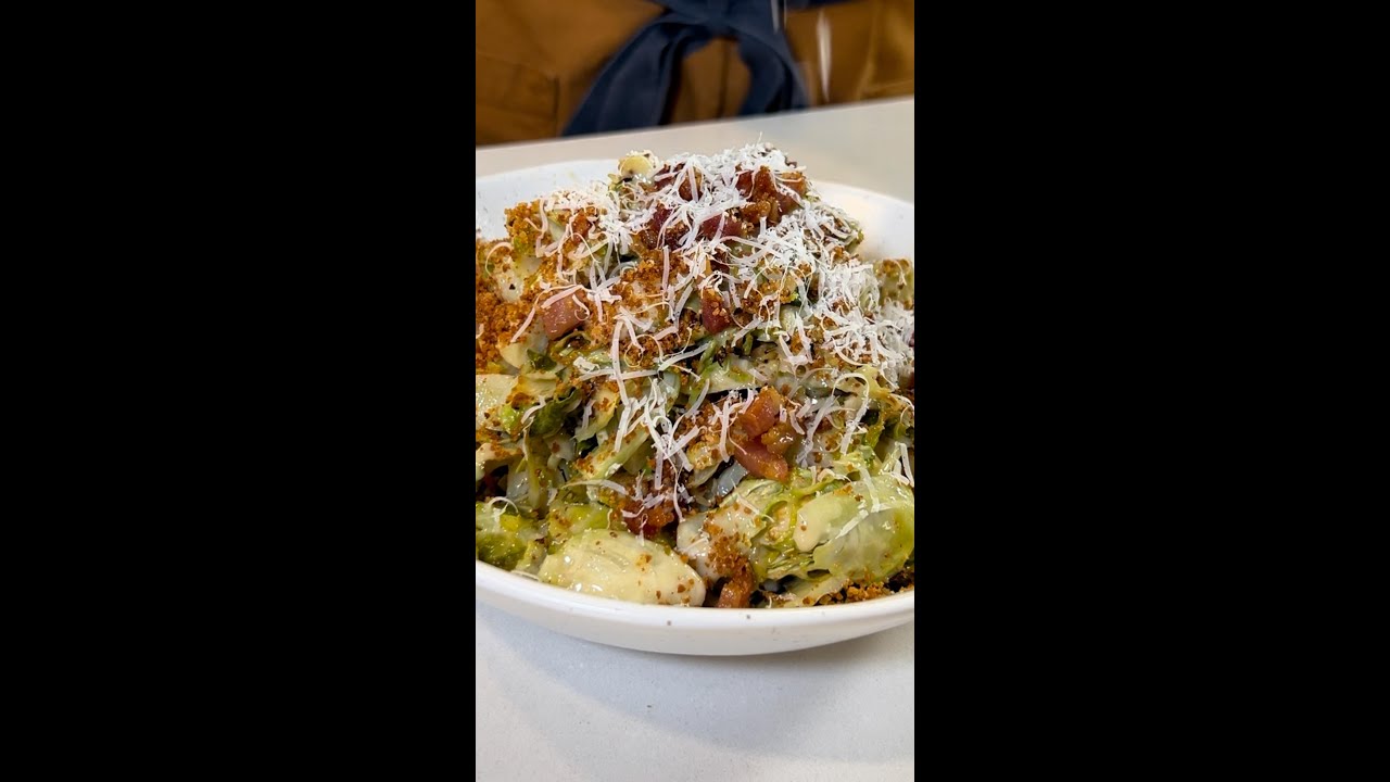 Roasted Brussels Sprouts Caesar Salad Roasted Brussels Sprouts Caesar Salad