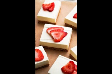 No-Bake Cheesecake Bars