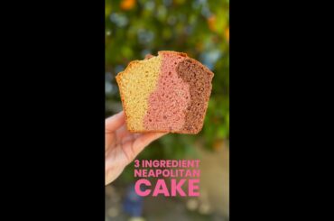 3-Ingredient Neapolitan Cake