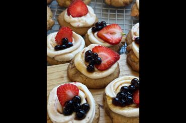Strawberry Boba Cookies