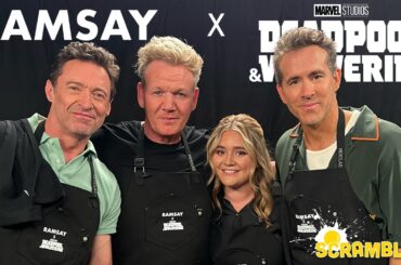 Gordon Ramsay, Ryan Reynolds & Hugh Jackman Compete in a Chimichanga Cook-Off (ft Tilly Ramsay)
