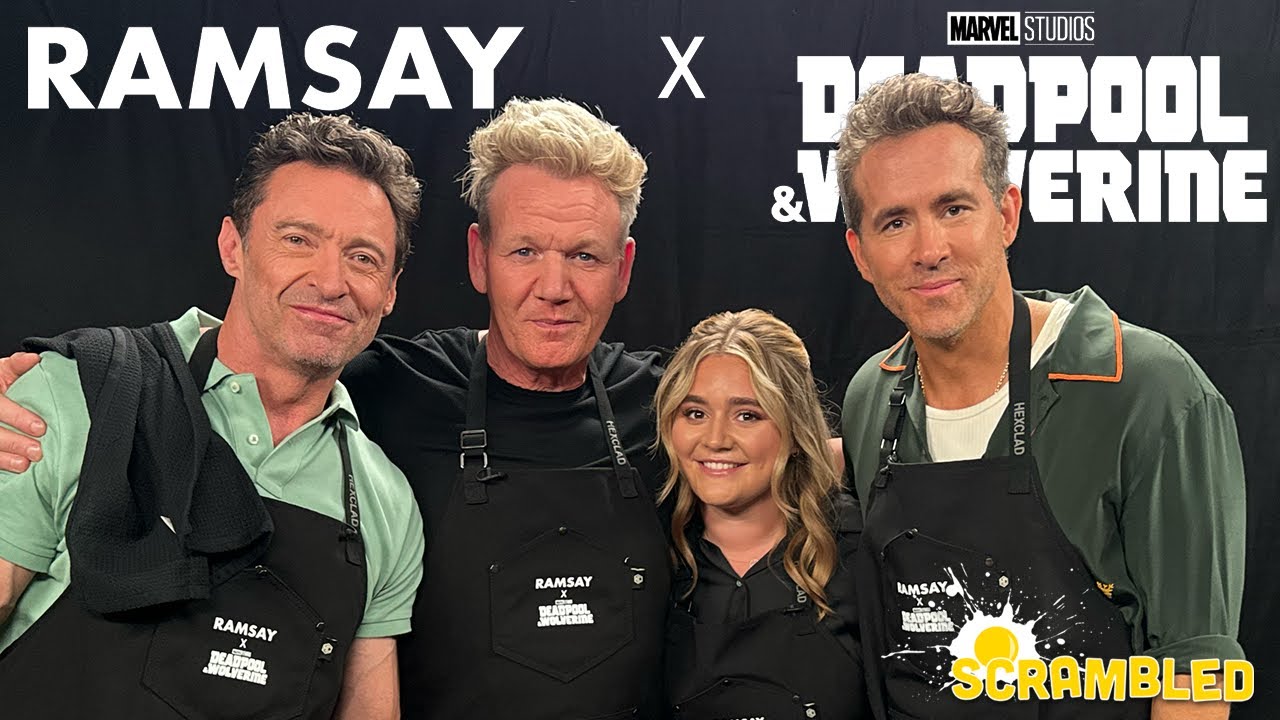 Gordon Ramsay, Ryan Reynolds & Hugh Jackman Compete in a Chimichanga Cook-Off (ft Tilly Ramsay) Gordon Ramsay, Ryan Reynolds & Hugh Jackman Compete in a Chimichanga Cook-Off (ft Tilly Ramsay)