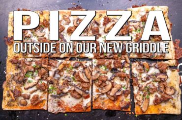 EPIC PIZZA ON OUR NEW GRIDDLE (+ ONE OF THE COOLEST THINGS WE'VE EVER DONE 🔥) | SAM THE COOKING GUY