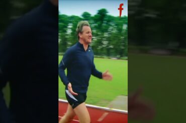 Gordon challenges track athletes to a race 🏃‍♂️ #shorts #thefword #gordonramsay