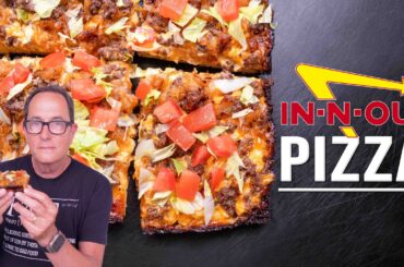 THE IN-N-OUT BURGER ANIMAL STYLE PIZZA (DETROIT STYLE) | SAM THE COOKING GUY