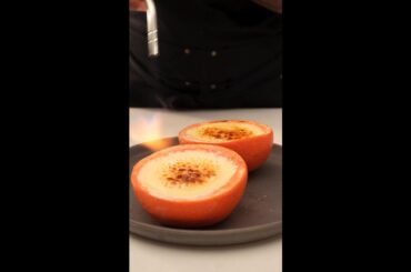 3-Ingredient Grapefruit Posset Brulee