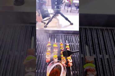 Grilled Steak Skewers. Old school recipe goes NEW School. Making grilled steak skewers with Meta AI