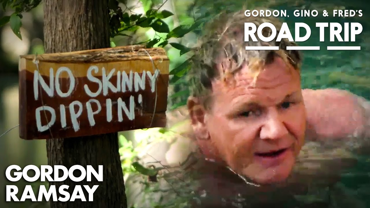 Skinny Dipping Goes WRONG | Gordon, Gino, and Fred’s Road Trip | Gordon Ramsay Skinny Dipping Goes WRONG | Gordon, Gino, and Fred's Road Trip | Gordon Ramsay