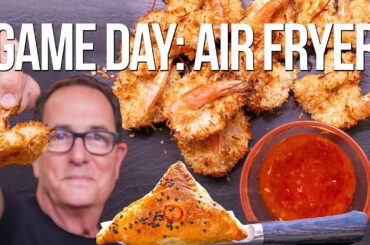 EASY AND DELICIOUS AIR FRYER RECIPES FOR SUNDAY FOOTBALL | SAM THE COOKING GUY