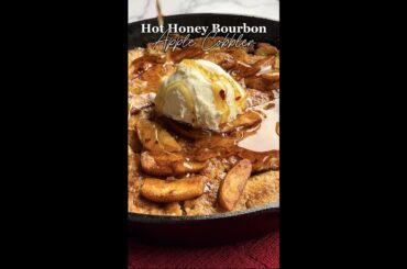 Hot Honey Apple Cobbler