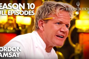 The MOST SHOCKING Elimination Yet? | Hell's Kitchen | Season 10 - Episodes 7, 8, 9 | Gordon Ramsay