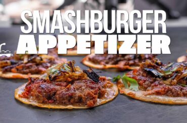 A PERFECT LITTLE SMASHBURGER APPETIZER THING YOU'LL BE MAKING THIS WEEKEND! | SAM THE COOKING GUY