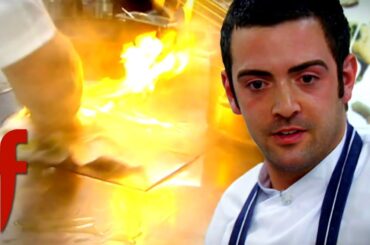 Chef Sets Kitchen On Fire! | The F Word | Gordon Ramsay