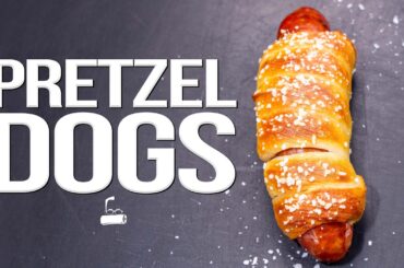 HOMEMADE PRETZEL DOGS RECIPE (SO SOFT SO DELICIOUS!) | SAM THE COOKING GUY