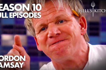 The Most INTENSE Dinner Service! | Hell's Kitchen | Season 10 - Episodes 13, 14, 15 | Gordon Ramsay