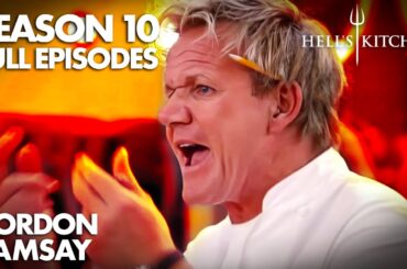 Hot-Headed Chef ANGERS Gordon! | Hell's Kitchen | Season 10 - Episodes 16, 17, 18 | Gordon Ramsay