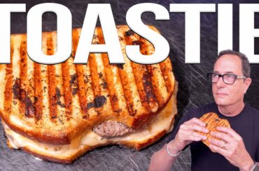 TOASTIE TIME (A PERFECT LITTLE TOASTIE / GRILLED CHEESE) | SAM THE COOKING GUY