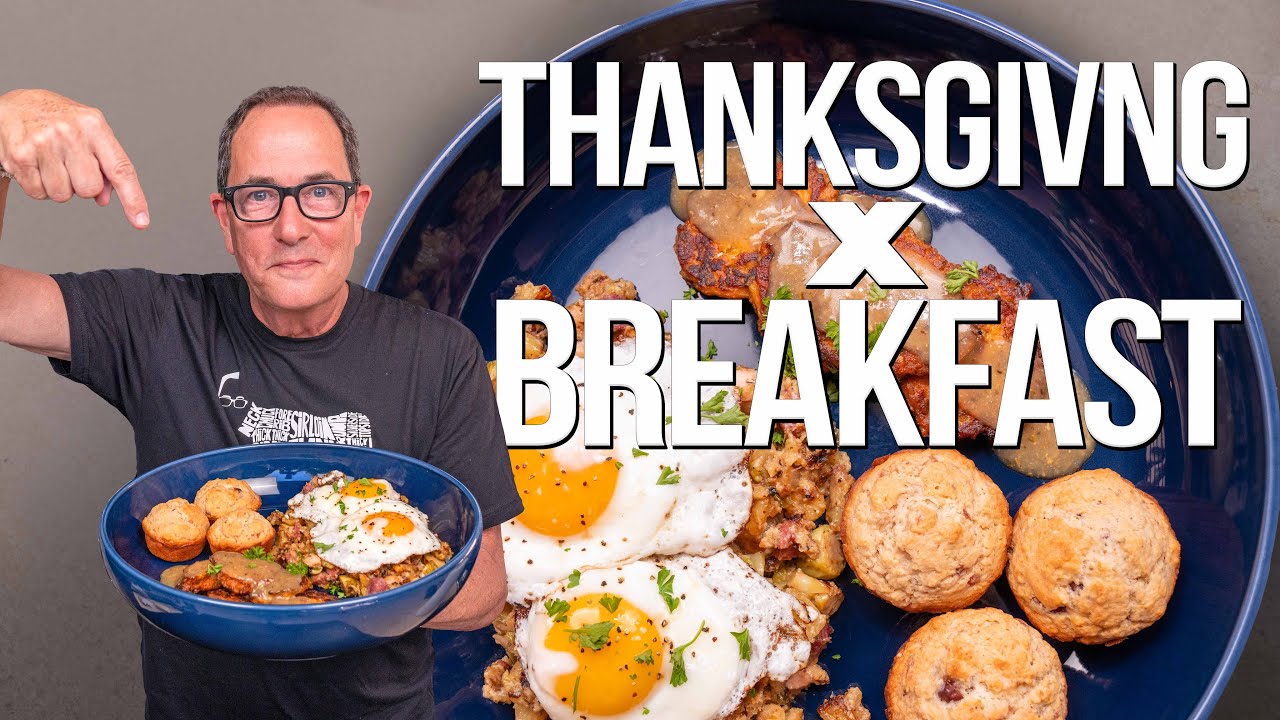THANKSGIVING DINNER – FOR BREAKFAST?! | SAM THE COOKING GUY THANKSGIVING DINNER - FOR BREAKFAST?! | SAM THE COOKING GUY