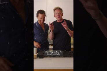 Who knew @MatthewMcConaughey could find the lamb sauce !