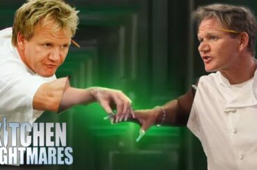 gordon’s holding space with the lyrics of defying gravity right now | Kitchen Nightmares