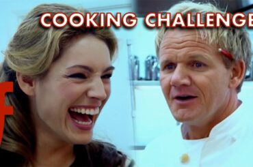 Gordon Challenges Kelly Brook, Ian Wright and Jenny Gifford | The F Word | Gordon Ramsay