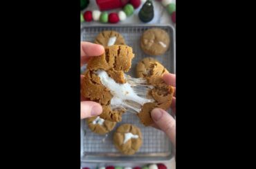 Maple Molasses Marshmallow Cookies